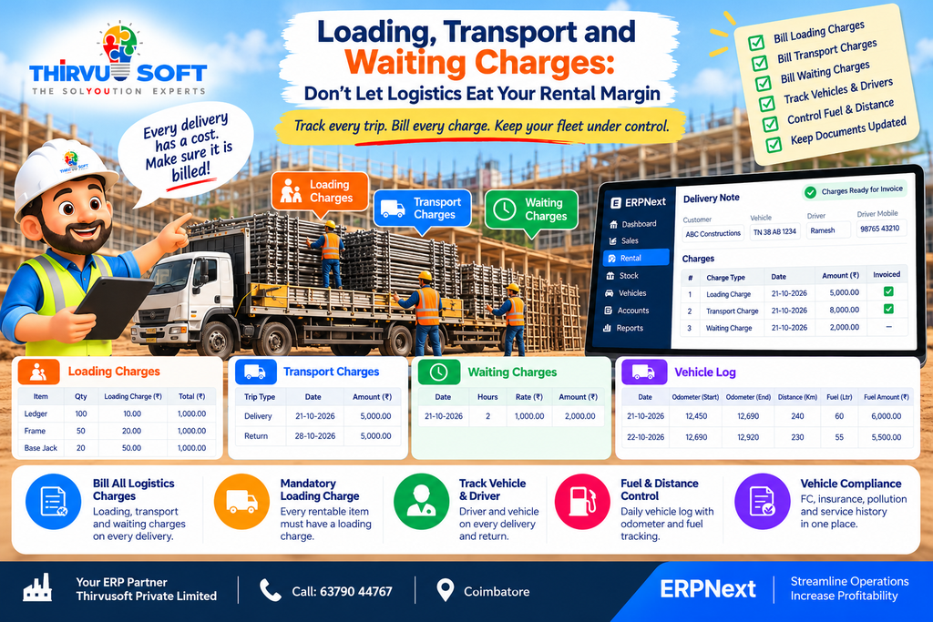 Loading, Transport and Waiting Charges: Don't Let Logistics Eat Your Rental Margin